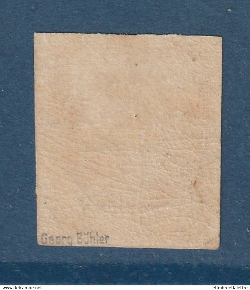 France - YT n° 13 A * - Neuf avec charnière - TB - avec voisin - voir Scan resto verso - Très propre - 1853