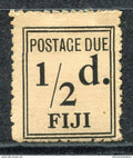 ⭐ Fidji - Taxe - N° 1 * - Neuf avec charnière - Signé - RARE ⭐