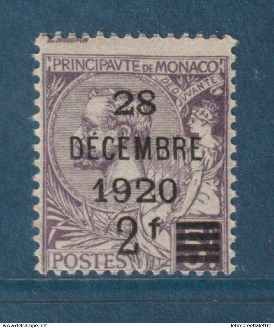 Monaco - YT n° 50 ** - neuf sans charnière - 1921