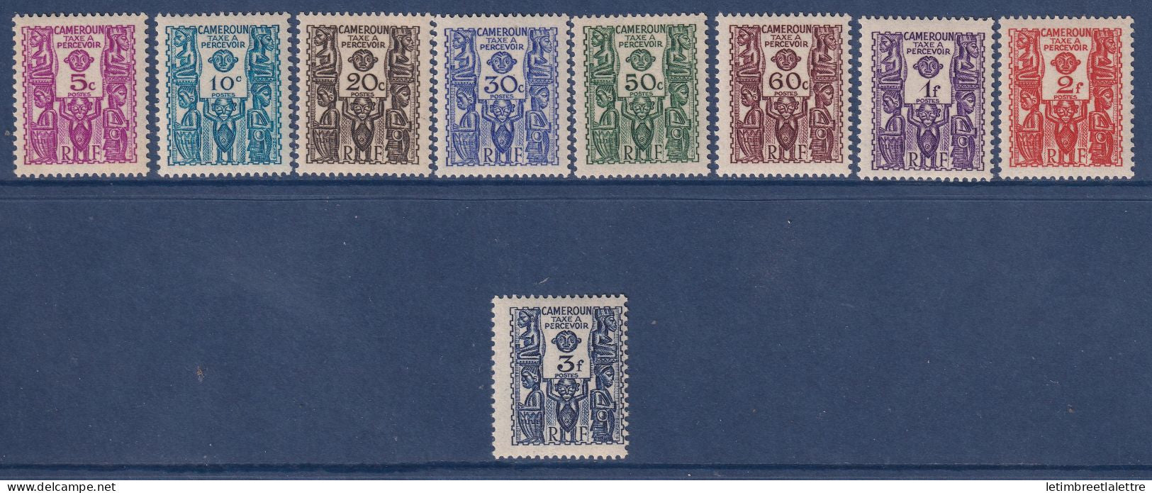 Cameroun - Taxe - YT n° 14 à 24 ** - neuf sans charnière - 1939