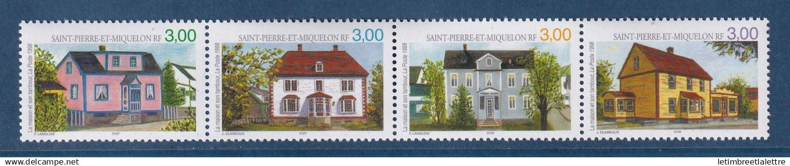 Saint Pierre et Miquelon - YT n° 676 à 679 ** - Neuf sans charnière - 1998