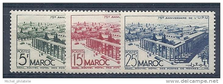 Maroc - YT n° 285 à 287 ** - Neuf sans charnière