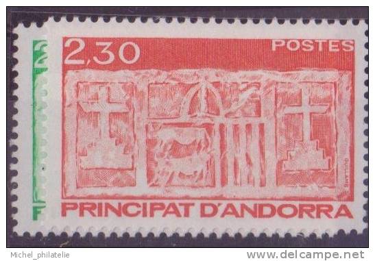 ANDORRE N° 390/91**  NEUF SANS CHARNIERE ECU PRIMITIF DES VALLEES