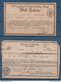 Allemagne - Tour et Taxis - Bon de Poste - Poste Schein - 1859 et 1848
