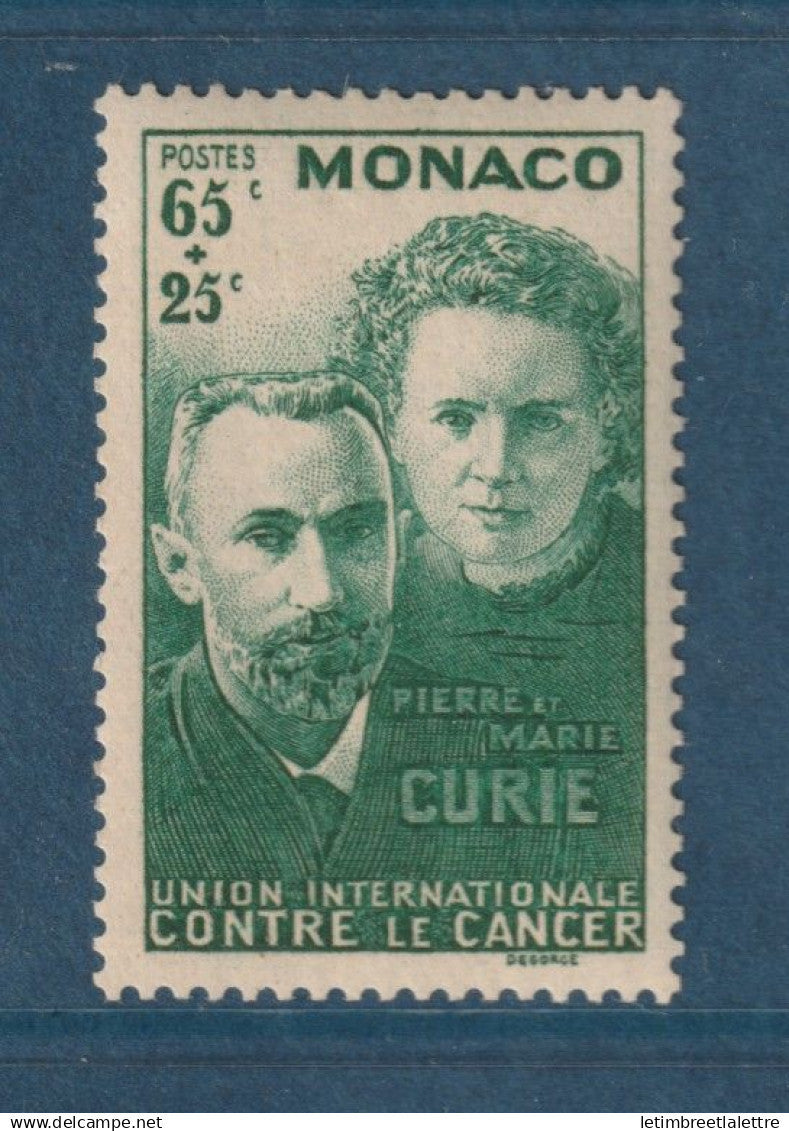 Monaco - YT n° 167 ** - neuf sans charnière - 1938
