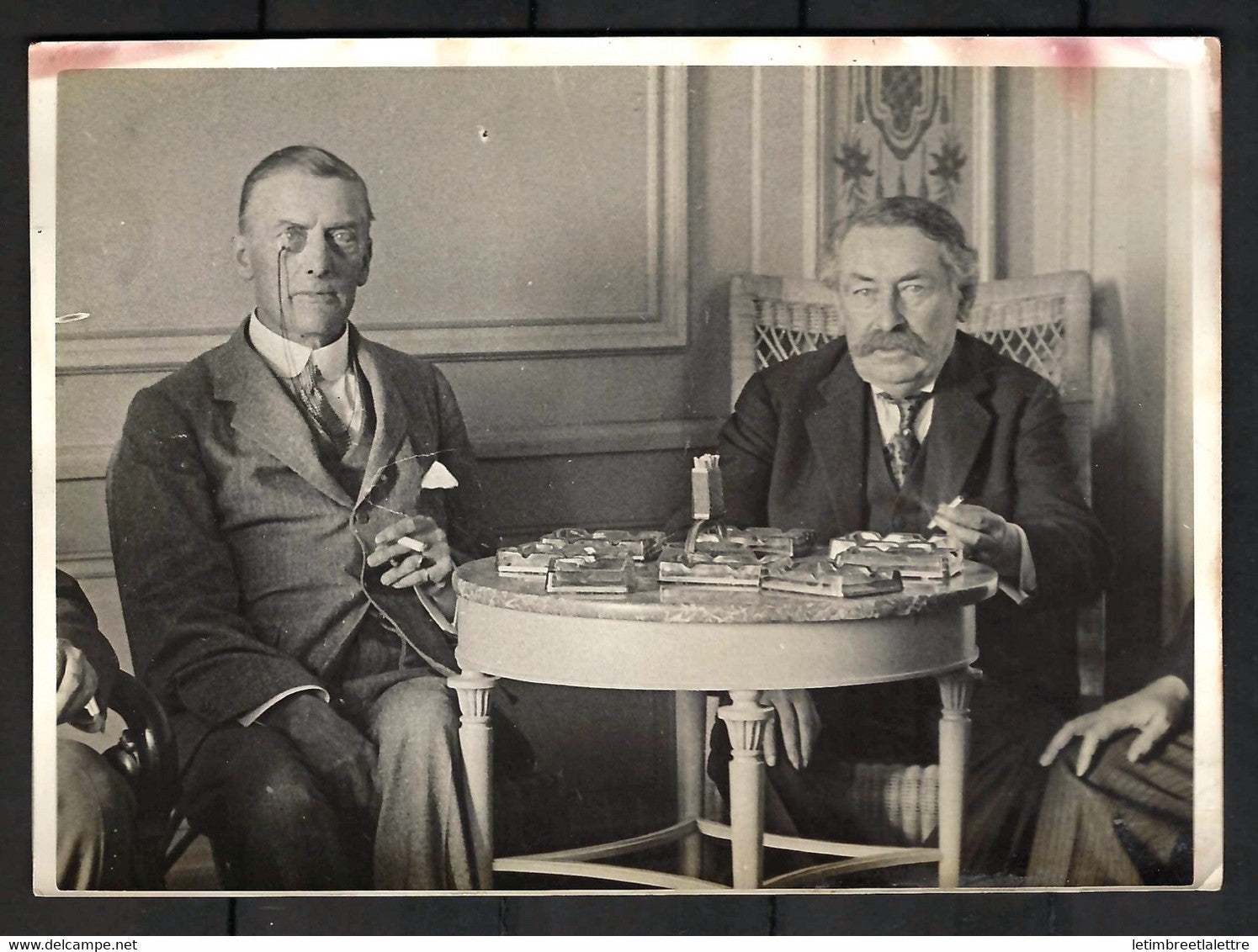 ⭐ Photo de Meurisse - A Lugano - Mr Chamberlain et Mr Briane ⭐