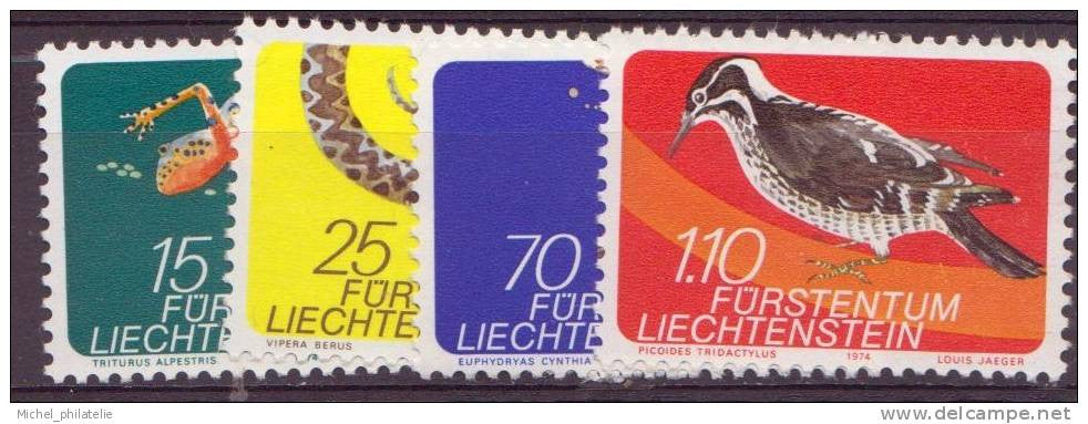 Liechtenstein - YT n° 552 à 555 ** - NEUF SANS CHARNIERE ⭐