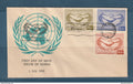 Myanmar - Birmanie - Burma YT n° 104 à 106 FDC premier jour coopération internationale - anniversaire nations unies 1965
