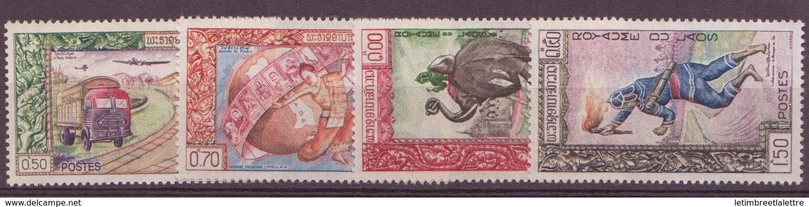⭐ Laos - YT n° 79 à 81 ** et 82 à 85 ** - Neuf sans charnière ⭐