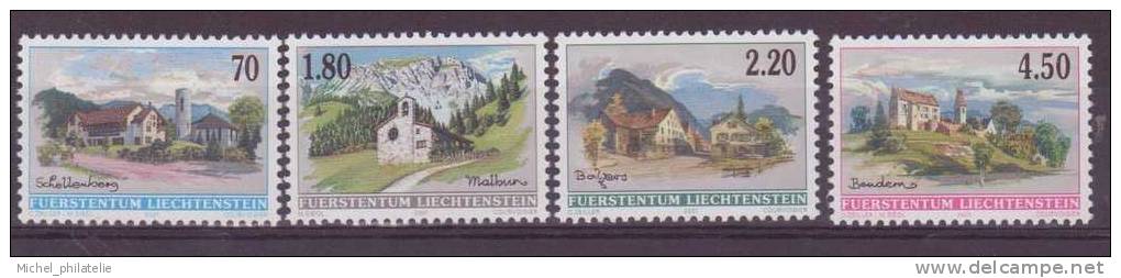 ⭐ Liechtenstein - YT n° 1203 à 1206 ** - Neuf sans charnière - 2001 ⭐