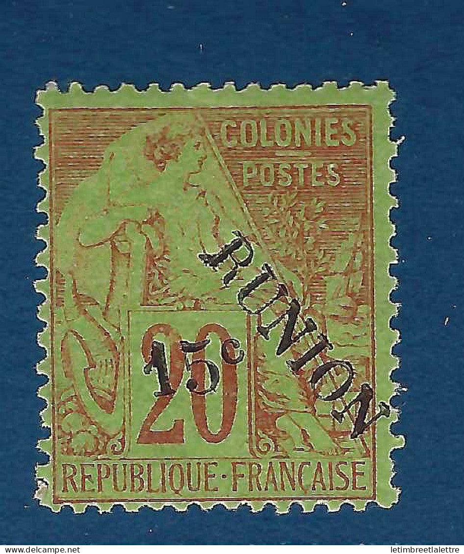Réunion - Variété Runion -YT n° 30 c * - neuf avec charnière - 1891