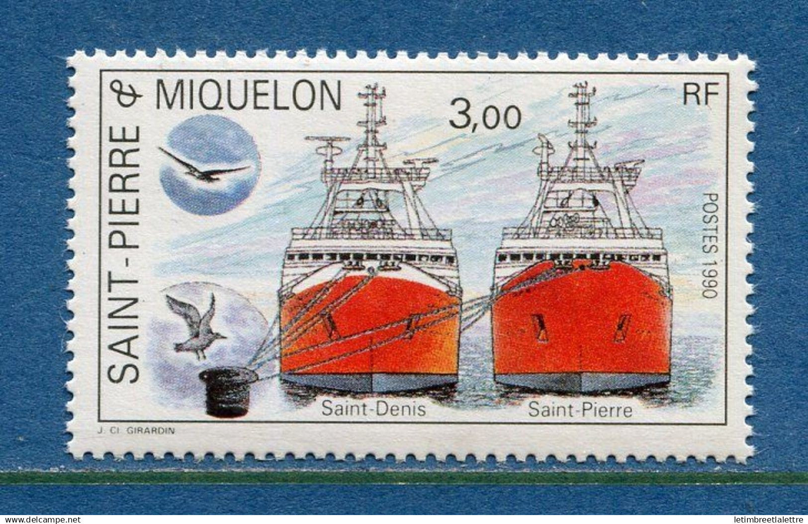 Saint Pierre et Miquelon - YT n° 528 ** - Neuf sans charnière - 1990
