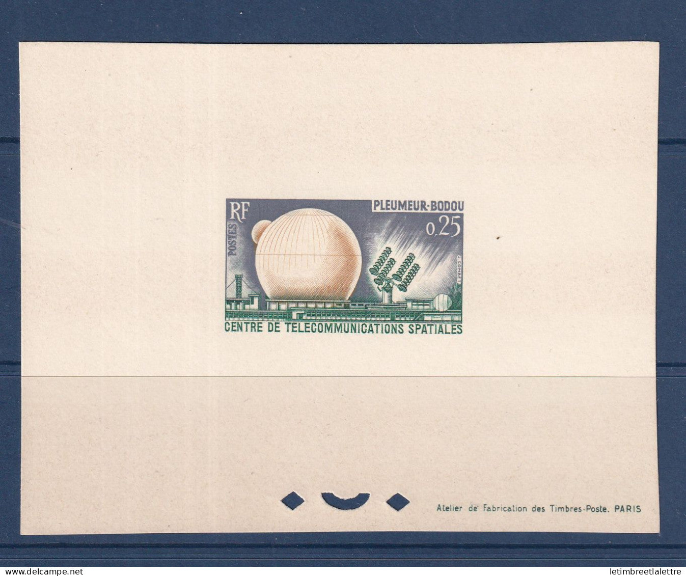France - épreuve de luxe - YT n° 1360 ** - Neuf sans charnière - télécommunication - 1962 1963
