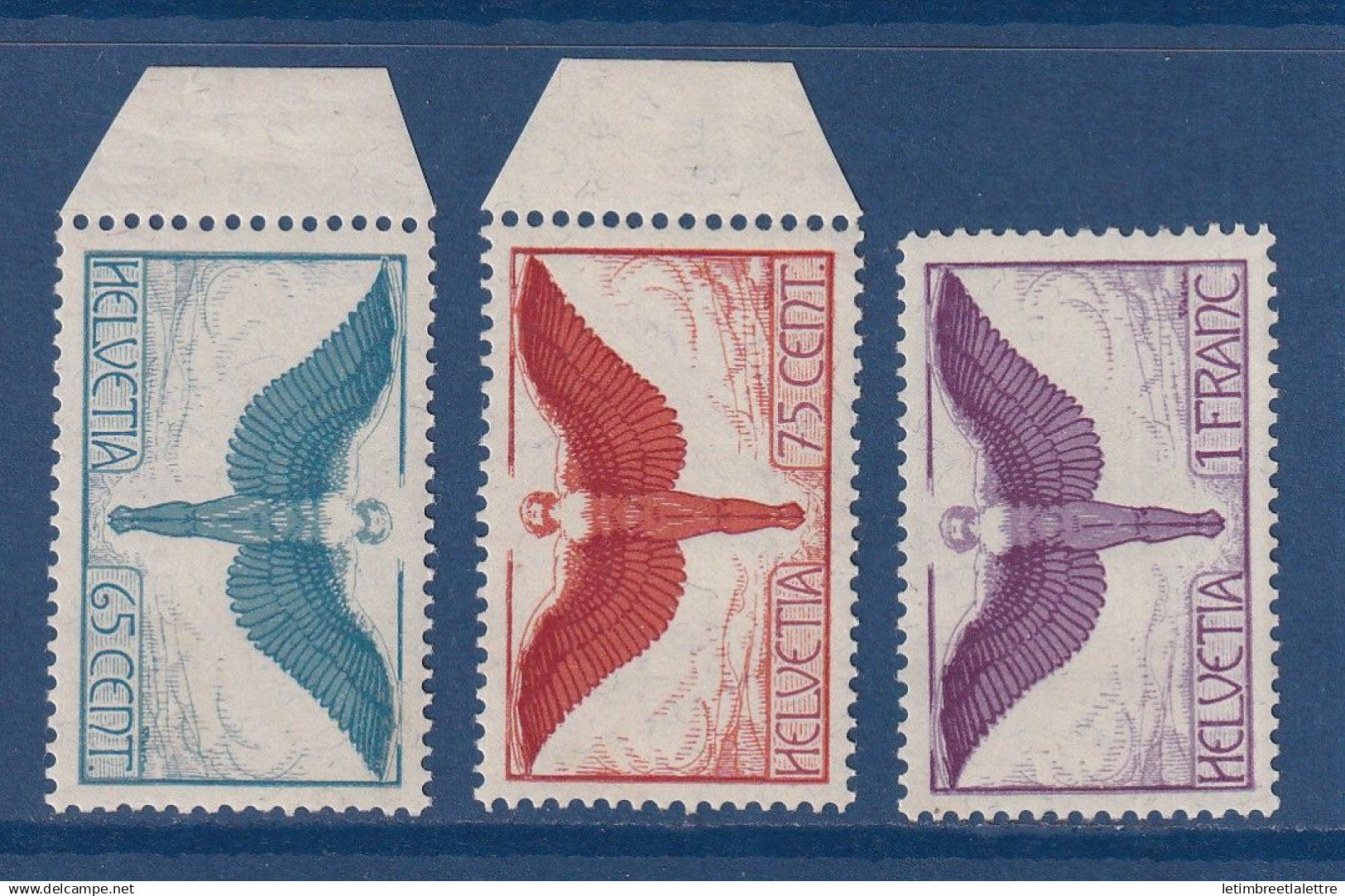 Suisse - YT PA n° 10 à 12 ** - Neuf sans charnière - Poste aérienne - 1924 à 1933