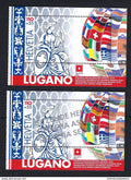 ⭐ Suisse - Helvetia - Lugano - Bloc type et bloc surchargé - 2022 ⭐