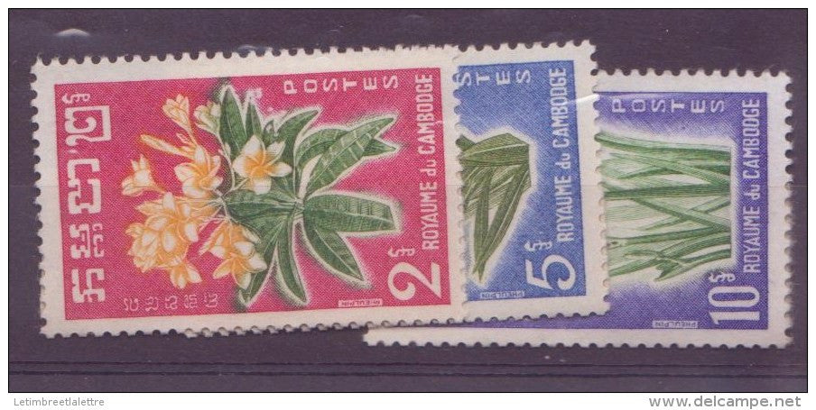 ⭐ Cambodge - YT n °98 à 100** et 104 à 106** - Neuf sans charnière ⭐
