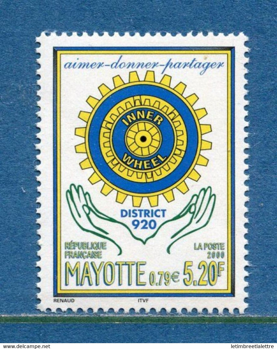 Mayotte - YT n° 83 ** - Neuf sans charnière - 2000
