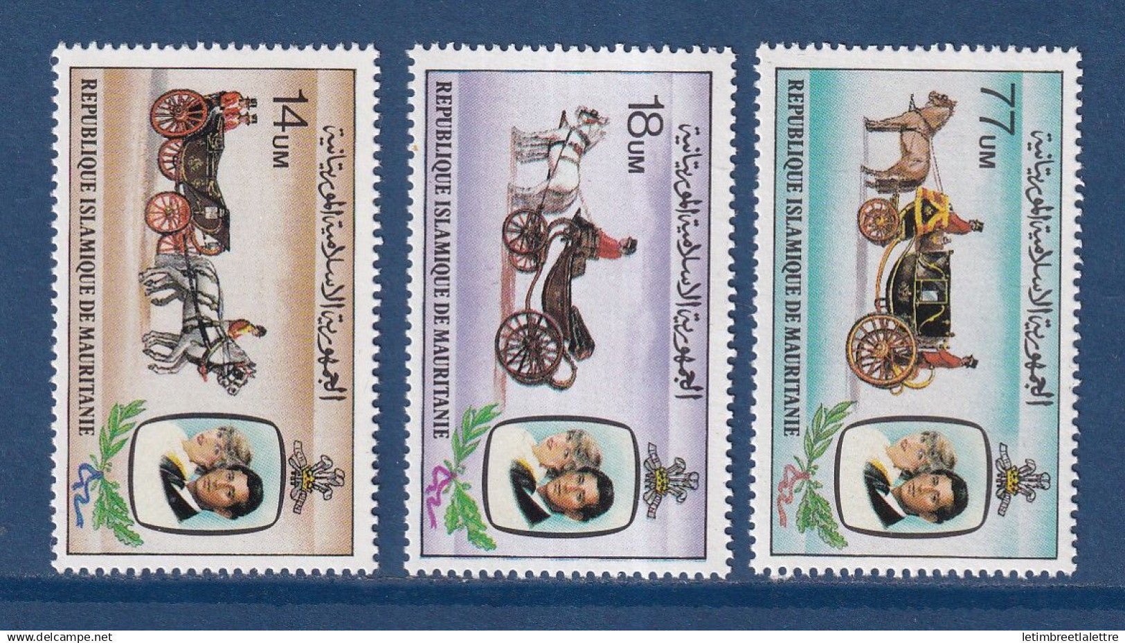 Mauritanie - YT n° 477 à 479 ** - Neuf sans charnière - 1981