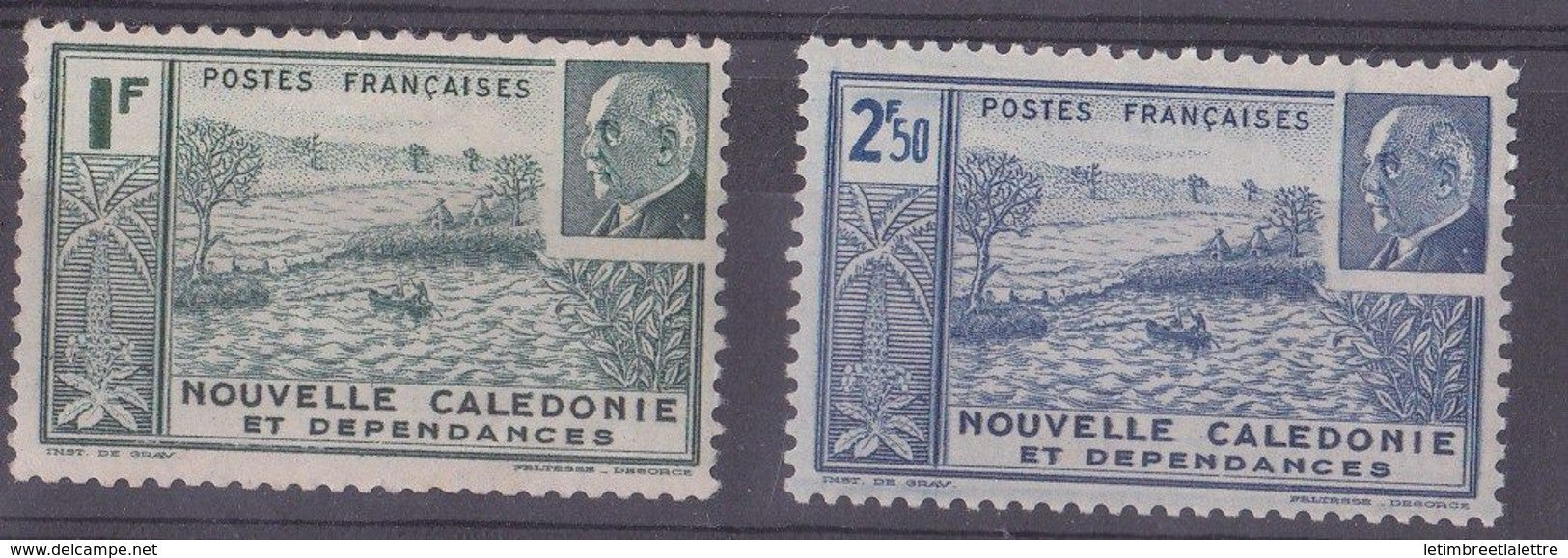 Nouvelle Calédonie - YT n° 193 et 194 ** - neuf sans charnière