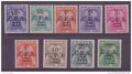 REUNION N° 36/44** TAXE NEUF SANS CHARNIERES  TIMBRES TAXE 9 VALEURS
