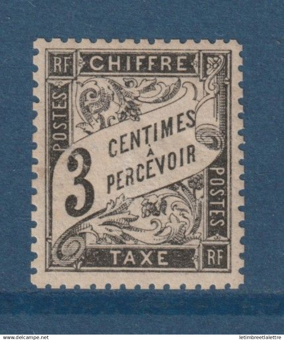 France - Taxe - YT n° 12 * - neuf avec charnière