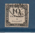 France - Taxe - YT n° 1 - Oblitéré - avec certificat - 1859