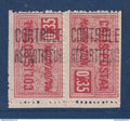 Algérie - Colis Postaux - YT n° 12 b ** - Neuf sans charnière - tête bêche - 1924 1927