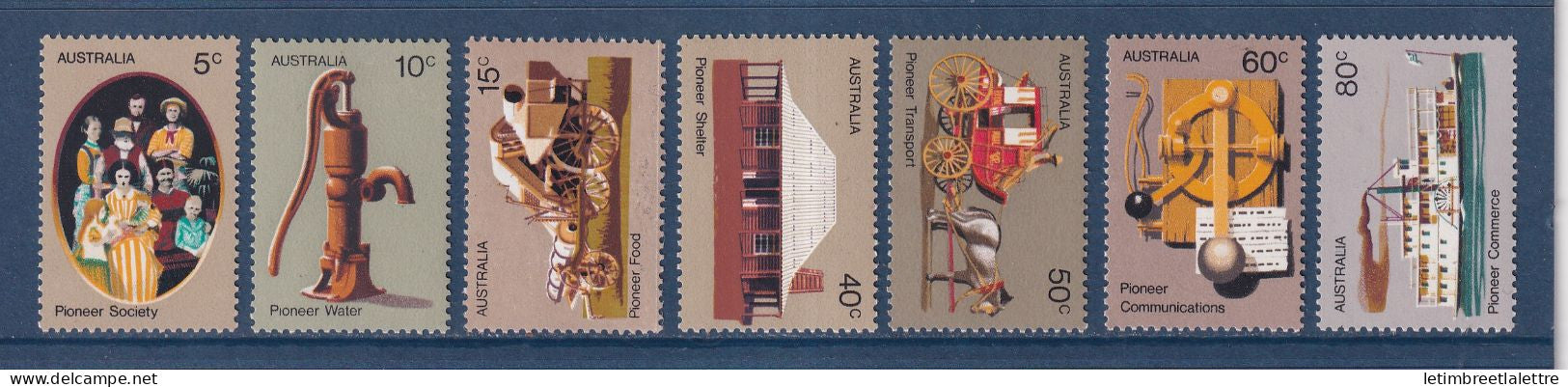 Australie - YT n° 477 à 483 ** - Neuf sans charnière - 1972
