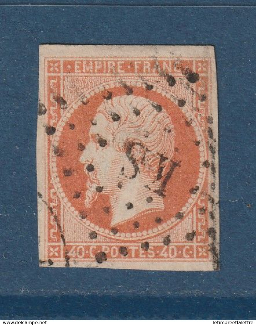 France - YT n° 16 - oblitéré KS - 1853