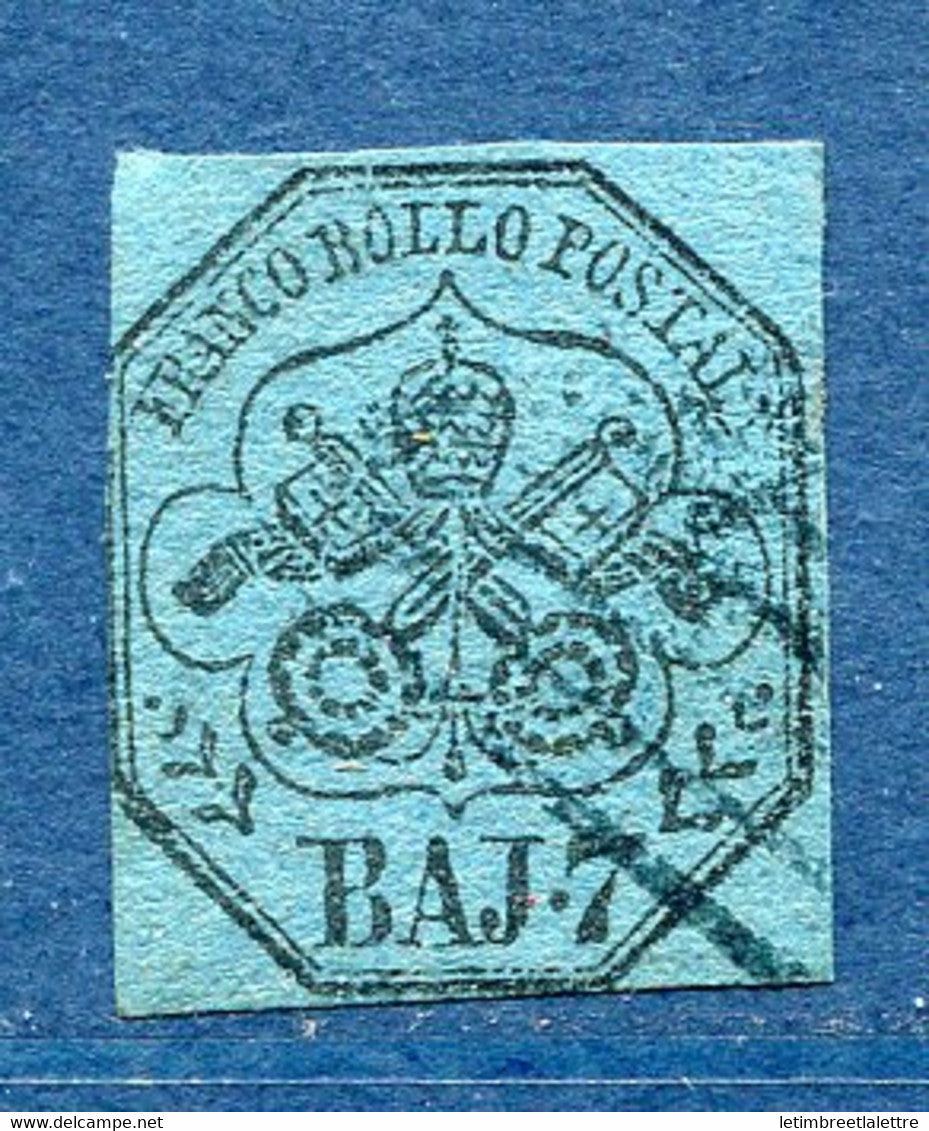 ⭐ Italie - Eglise - YT n* 8 - Oblitéré - 1852 / 1864 ⭐