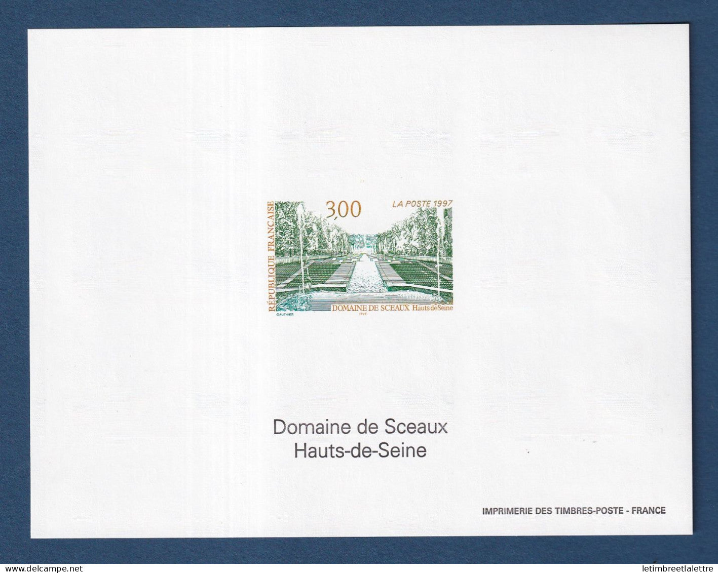 France - Bloc Feuillet non dentelé avec gomme - YT n° 3109 ** - Neuf sans charnière - ND - 1997