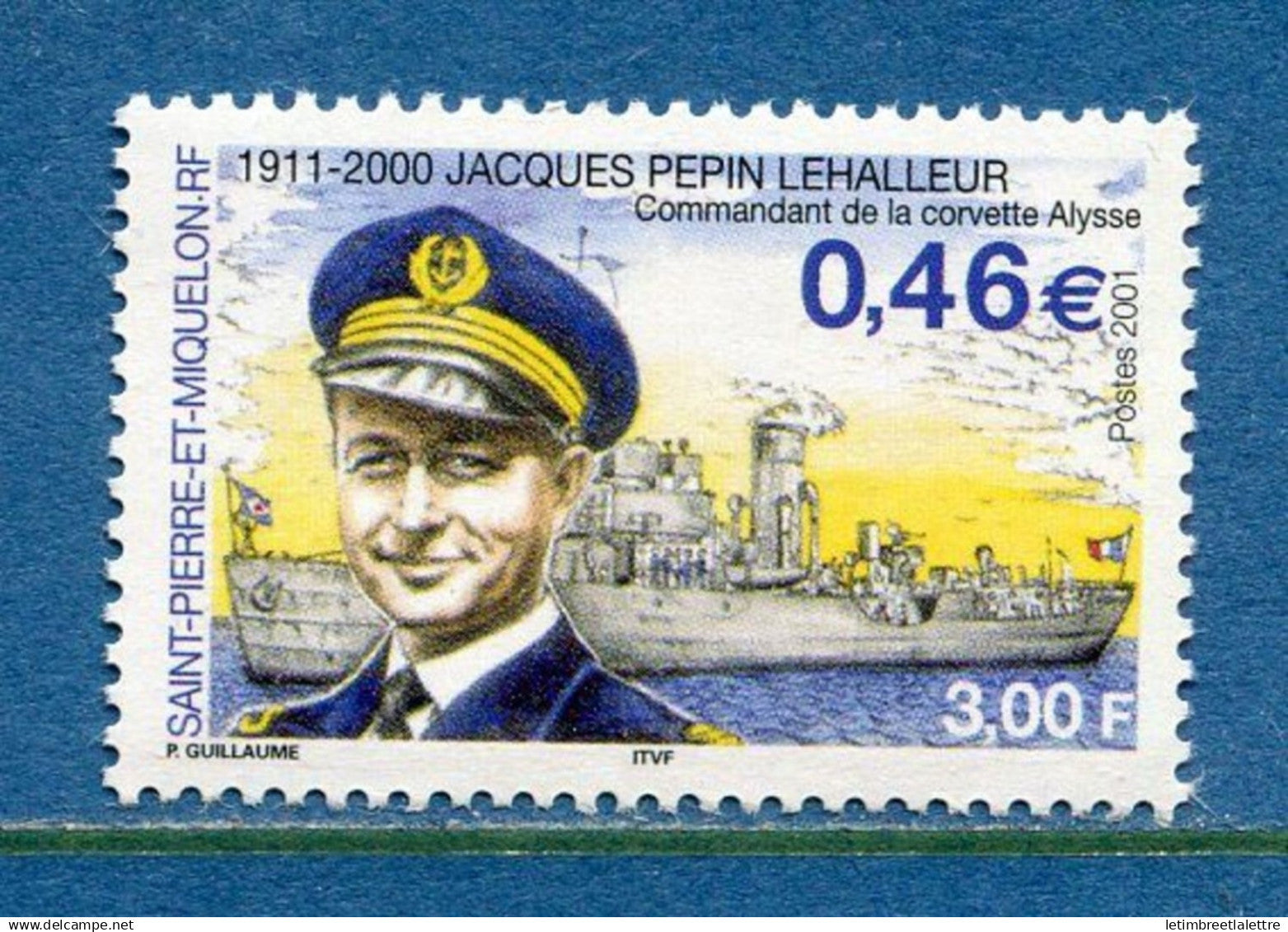 Saint Pierre et Miquelon - YT n° 756 ** - Neuf sans charnière - 2001