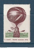 Italie - Poste aérienne - Ballon - V . Lunardi - Seconda ascensione - 1875