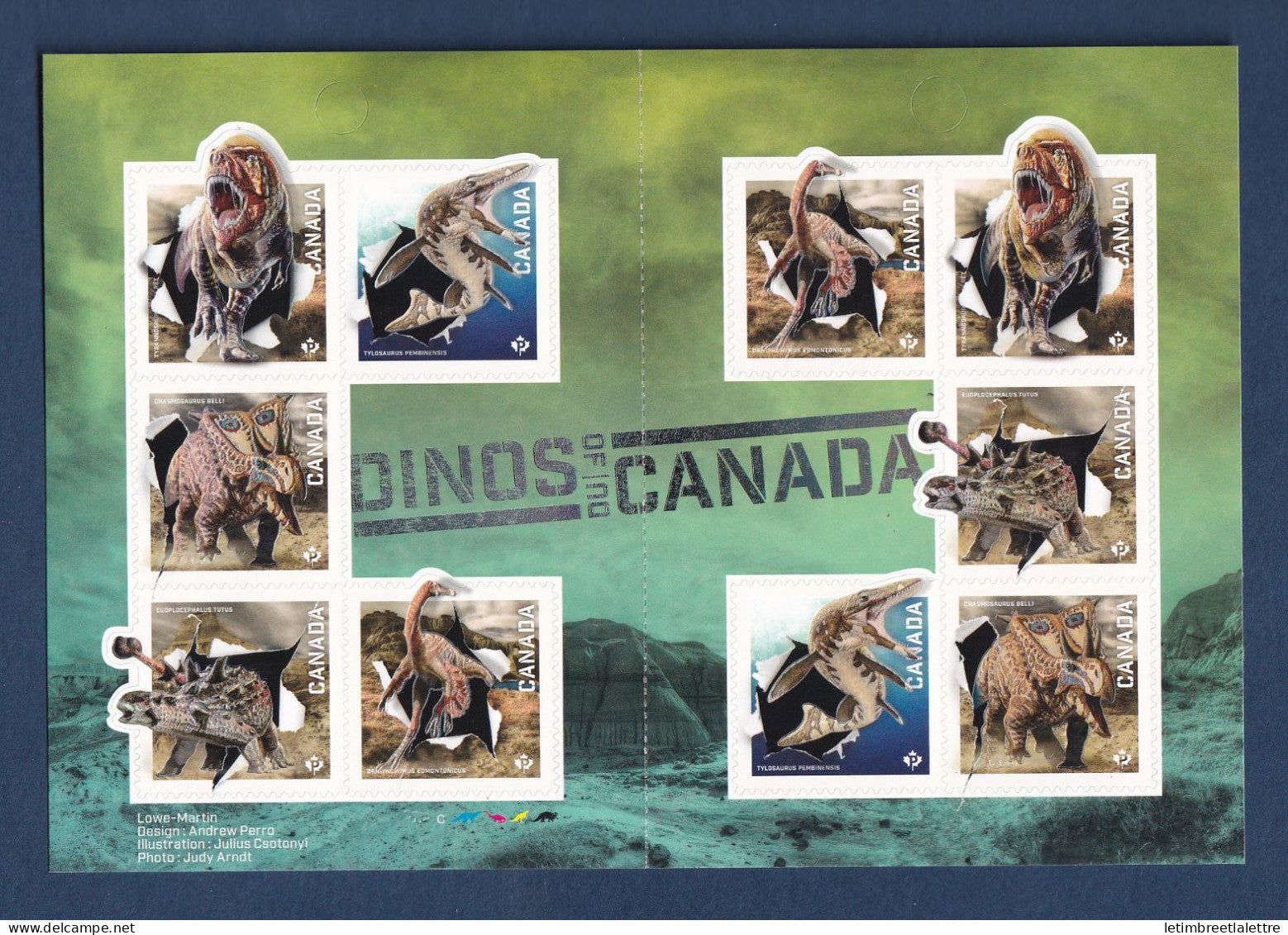 Canada - YT n° C 3120 ** - Neuf sans charnière - Dinosaures - 2015