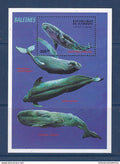 Djibouti - bloc - YT n° 13 ** - Neuf sans charnière - faune marine - baleines - 2000