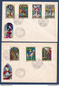 Hongrie - Premier jour - FDC - Budapest - Eglise - Religion - Christianisme - Vitraux - 1972