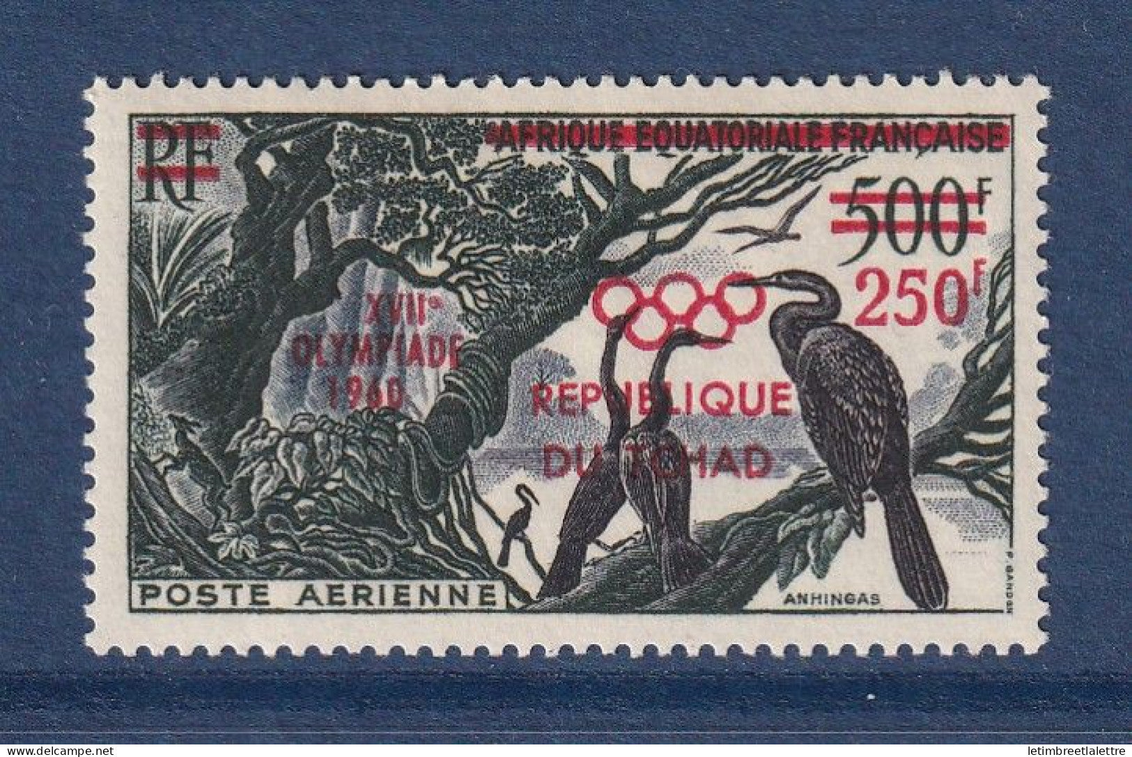 Tchad - Poste aérienne - YT PA n° 1 * - neuf avec charnière - 1960