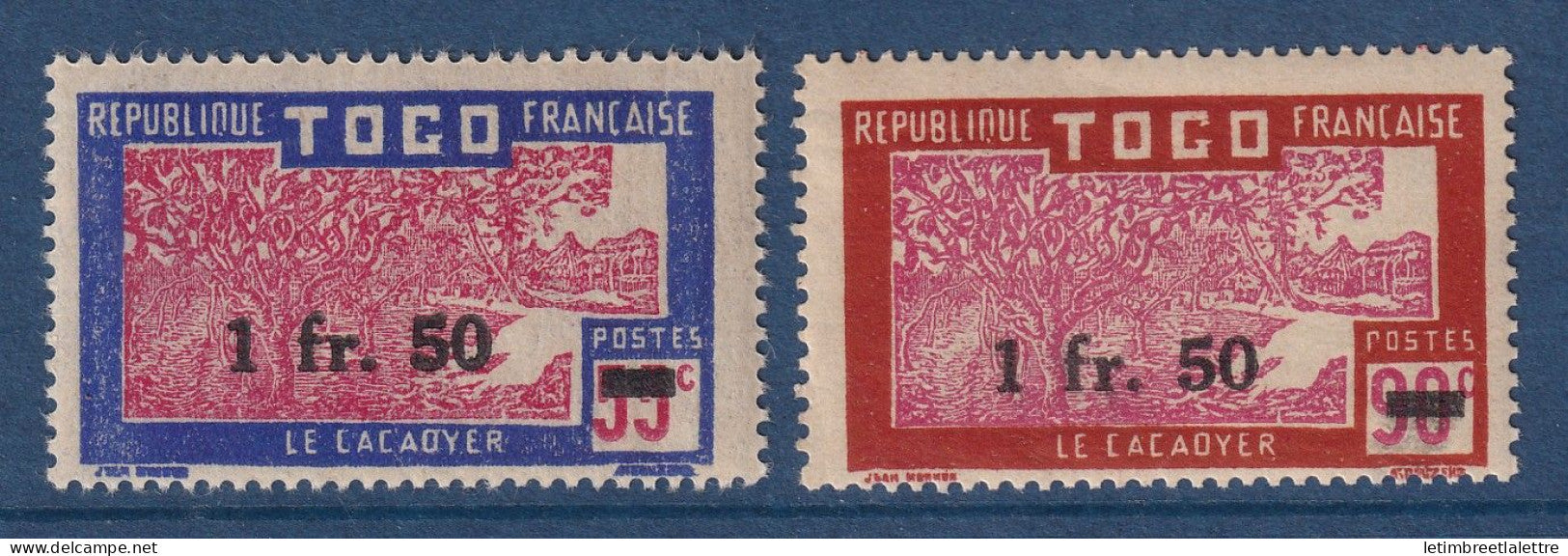 Togo - YT n° 228 et 229 ** - Neuf sans charnière - 1944