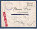 Chine - Corps expéditionnaire de Chine ( Tsin Tsin ) pour Saint Louis ( France ) - Franchise militaire via Sibérie