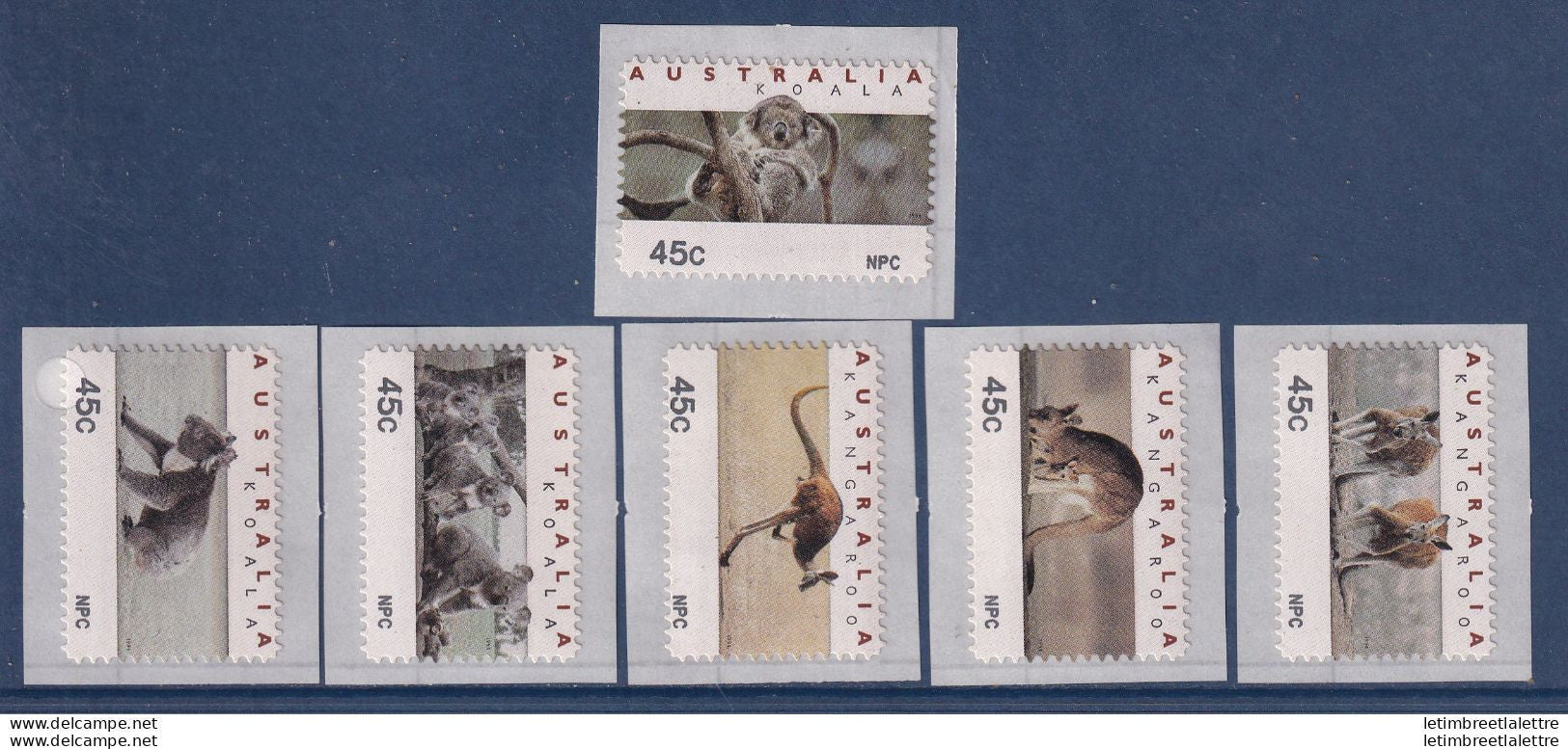 Australie - YT n° 1419 à 1424 ** adhésif - neuf sans charnière - 1995