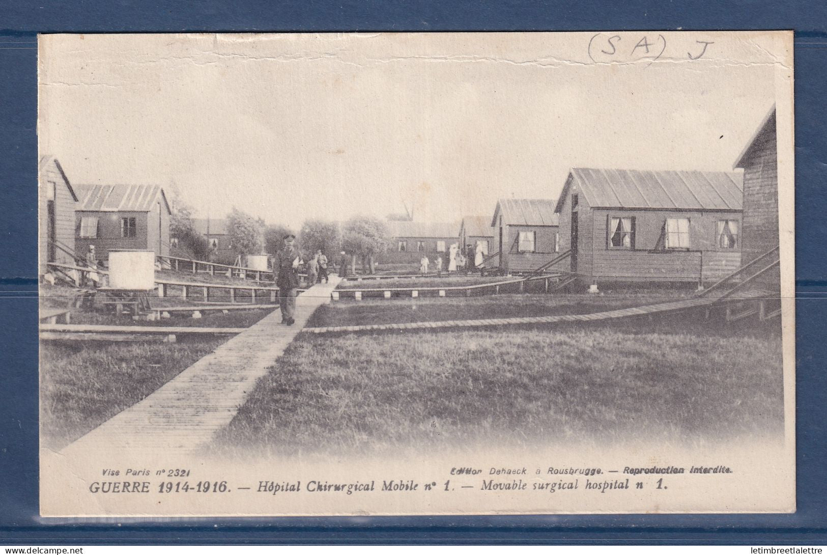 France - carte postale - hôpital chirurgical n° 1 - Guerre 1914 1916