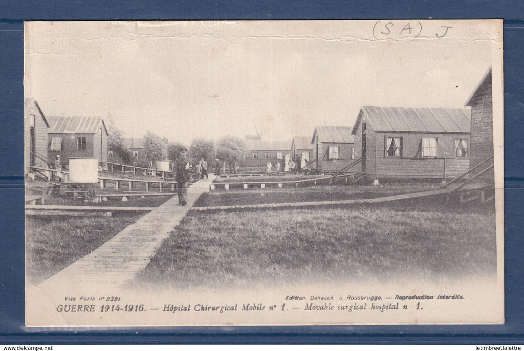 France - carte postale - hôpital chirurgical n° 1 - Guerre 1914 1916