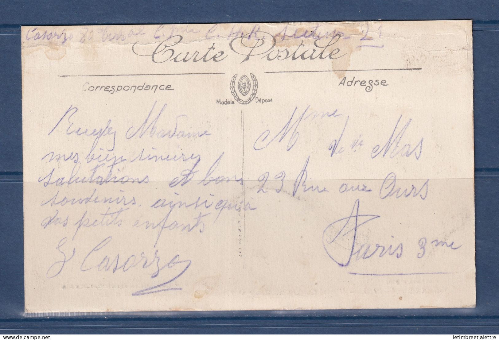 France - carte postale - hôpital chirurgical n° 1 - Guerre 1914 1916