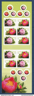Canada - carnet - YT n° 2341 et 2342 ** ou C 2341 - neuf sans charnière - flores - 2008