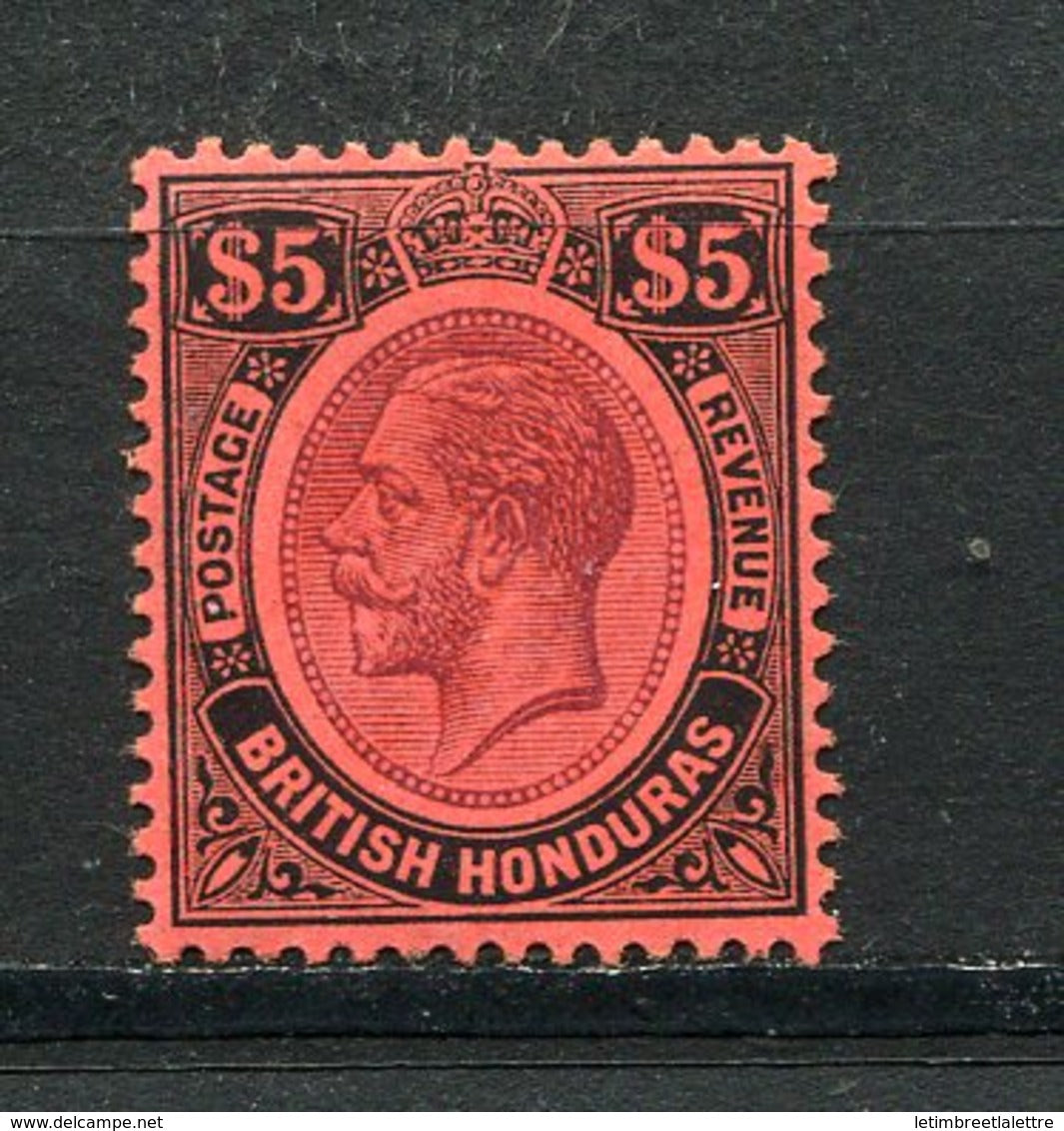 Honduras Britannique - N° 82 **  - Neuf sans charnière - TB