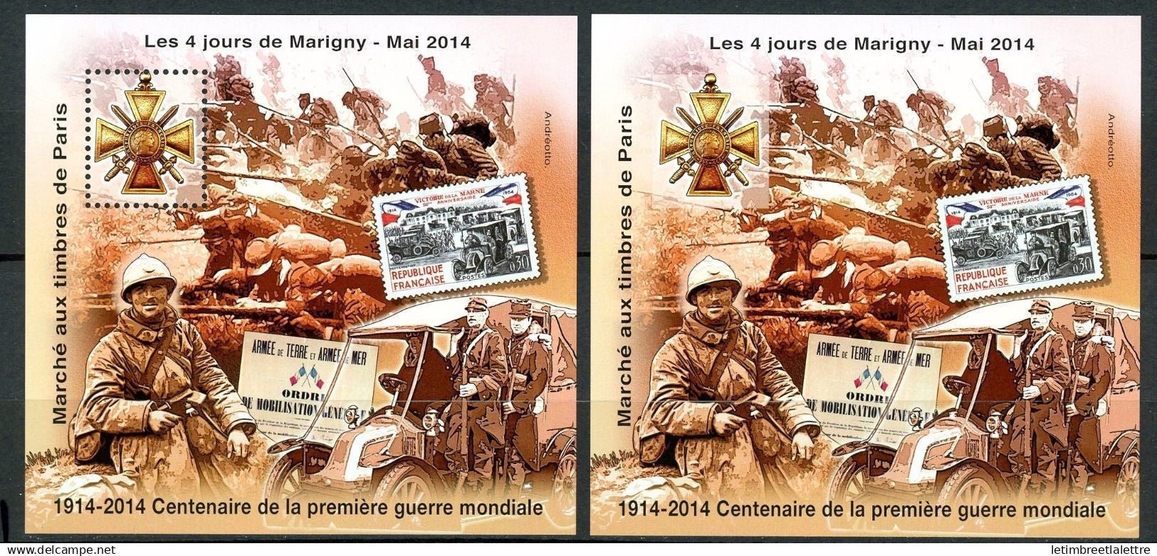France - Bloc Souvenir Marigny - YT n° 26 ** - Neuf sans charnière - 2014
