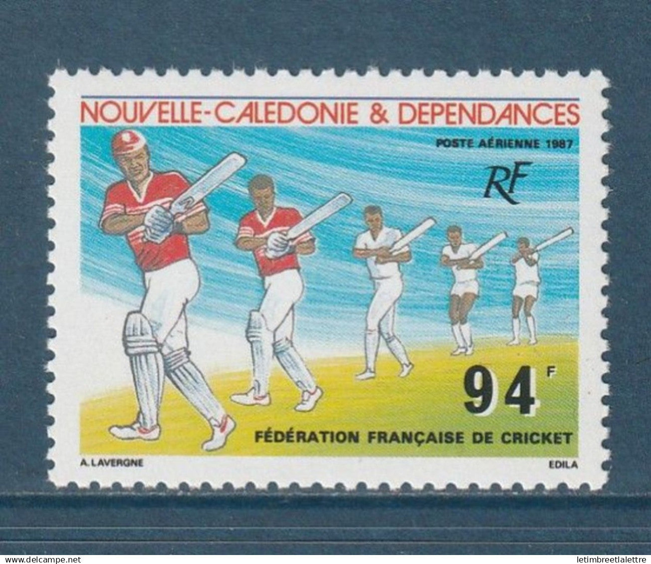 Nouvelle Calédonie - YT PA n° 256 ** - Neuf sans charnière - Poste Aérienne - 1987