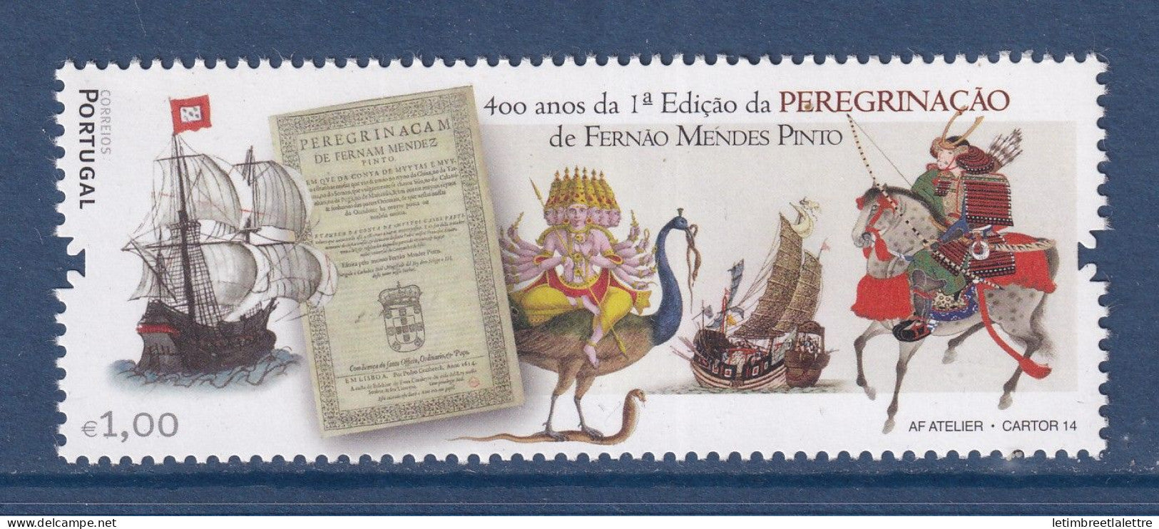 Portugal - YT n° 3885 ** - neuf sans charnière - Fernao Mendes - 2014