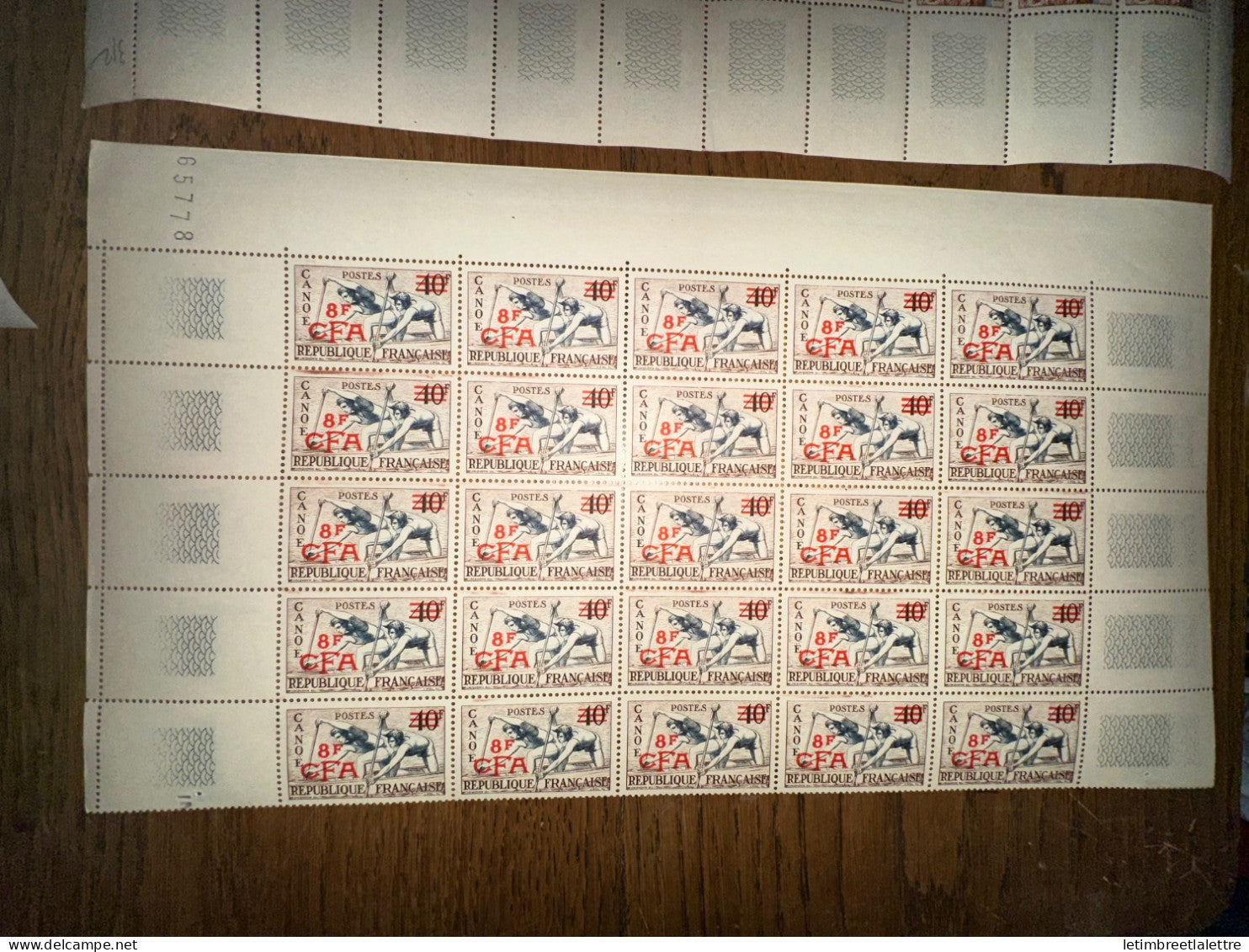 Réunion CFA - feuille - YT nº 307 à 319 ** manque 307 310 313 et 315 - neuf sans charnière - 1957 1959