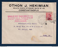Levant bureau Italien - YT n° 175 A seul sur lettre - Bureau de Poste Italien Constantinople - 1922